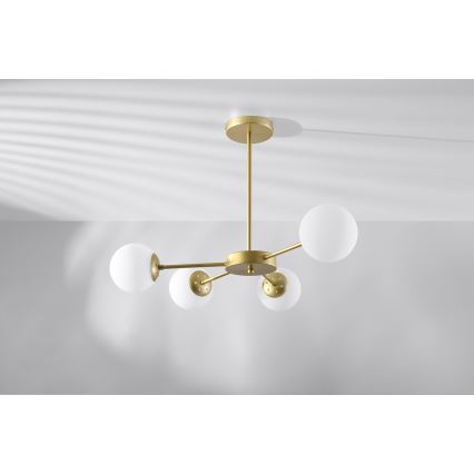 Pendelkrona MATI 4xG9/20W/230V gyllene