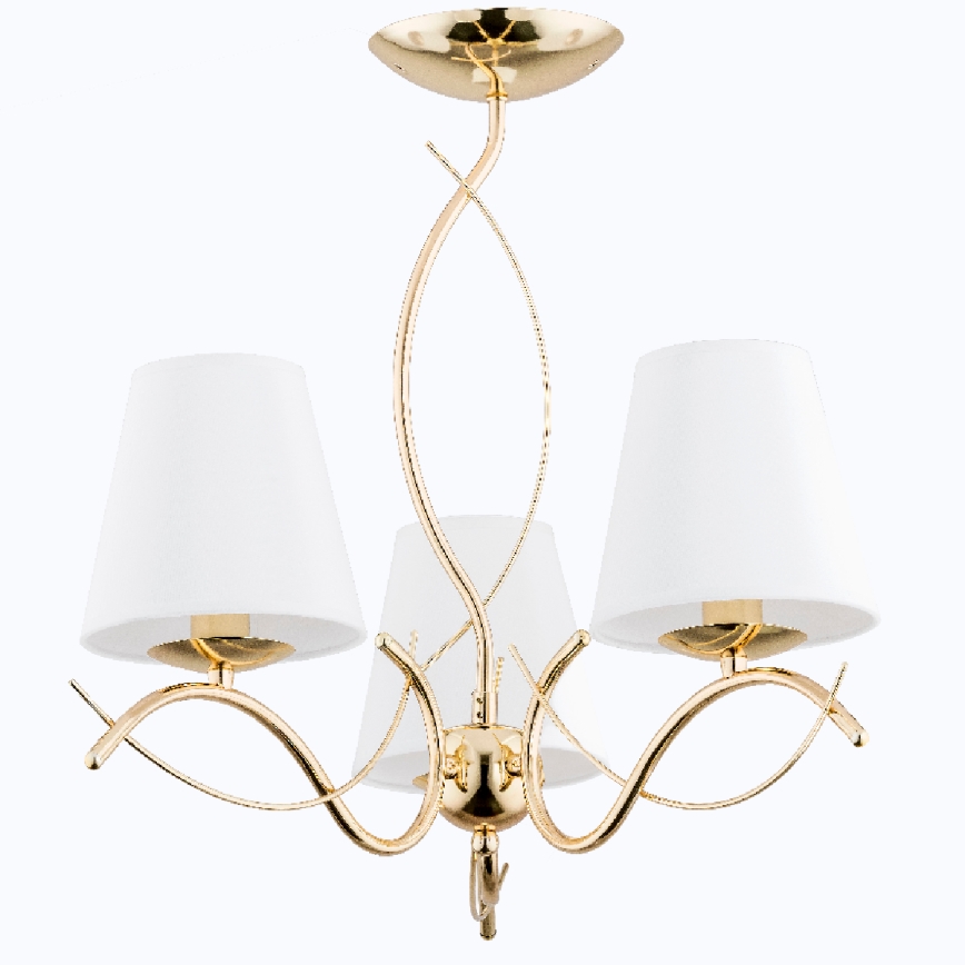Pendelkrona MONZA 3xE14/10W/230V guld