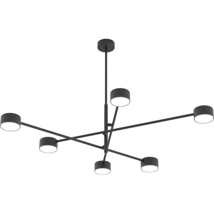 Pendelkrona NATSU 6xGX53/12W/230V svart