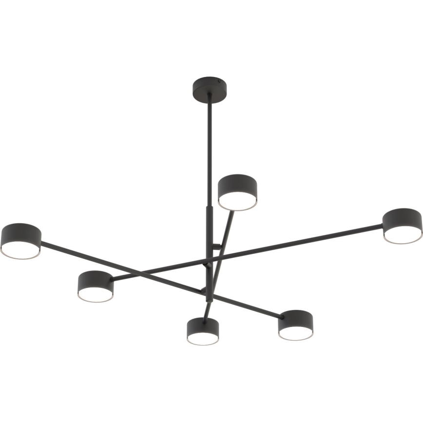 Pendelkrona NATSU 6xGX53/12W/230V svart