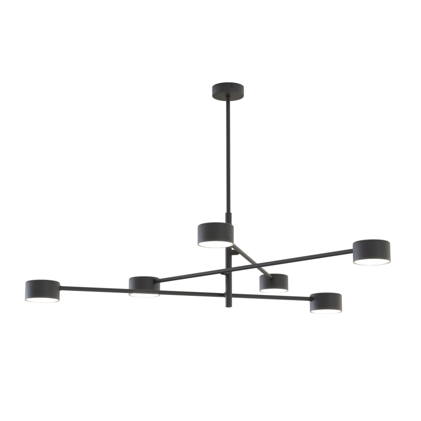Pendelkrona NATSU 6xGX53/12W/230V svart