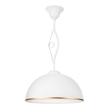 Pendelkrona RETRO II 1xE27/60W/230V vit
