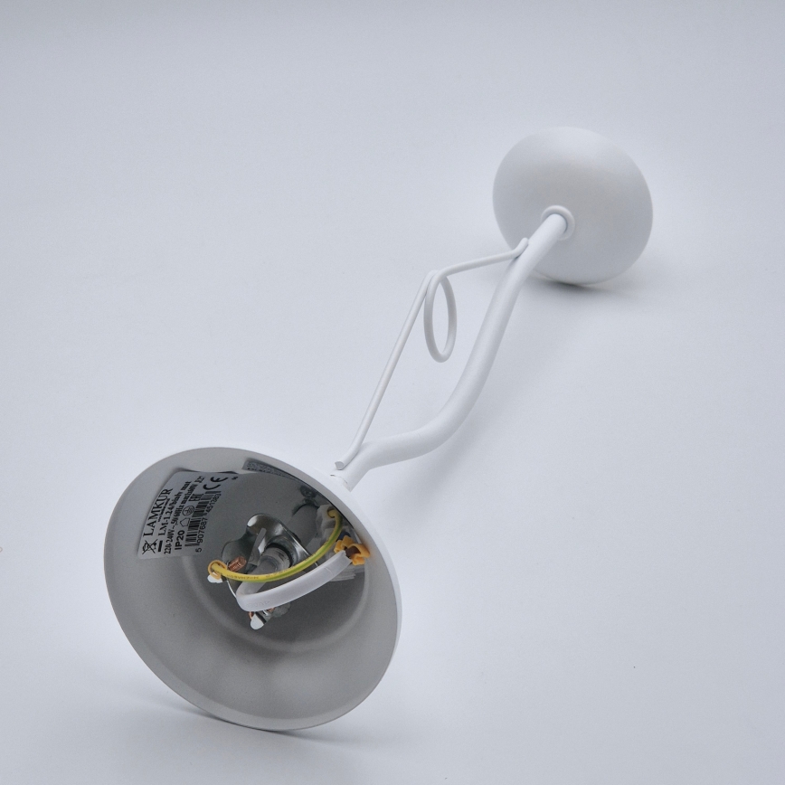 Pendelkrona RETRO II 1xE27/60W/230V vit