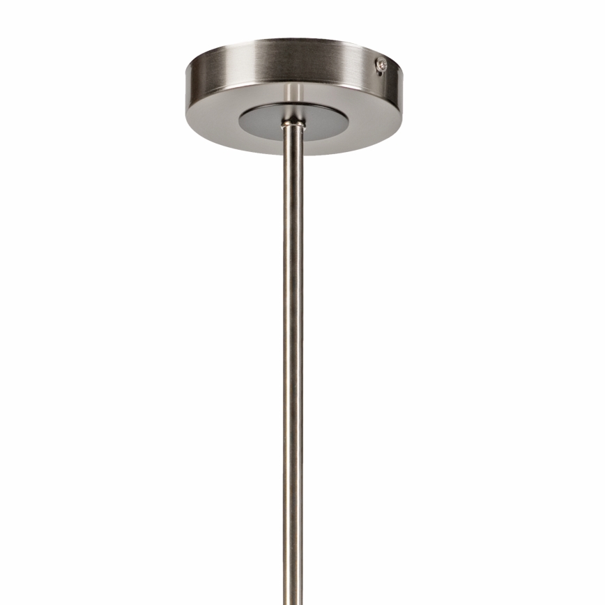 Pendelkrona ROLLO 8xE14/5W/230V matt krom/rökig