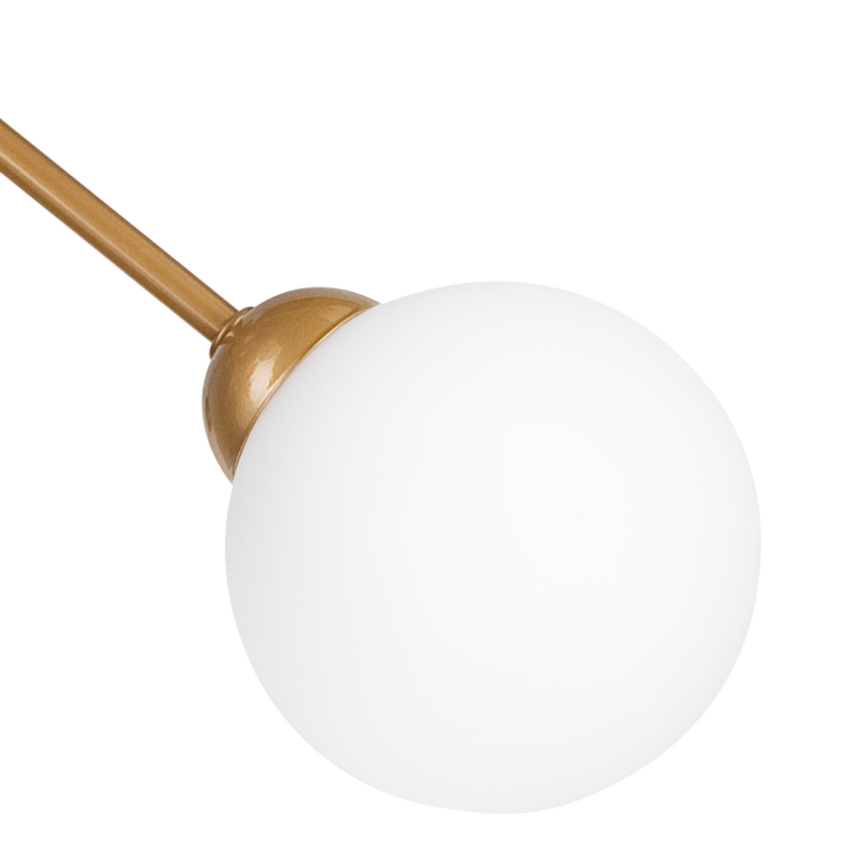 Pendelkrona RUBBY BALL 6xG9/5W/230V guld