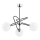 Pendelkrona SAGITO 3xE14/10W/230V krom