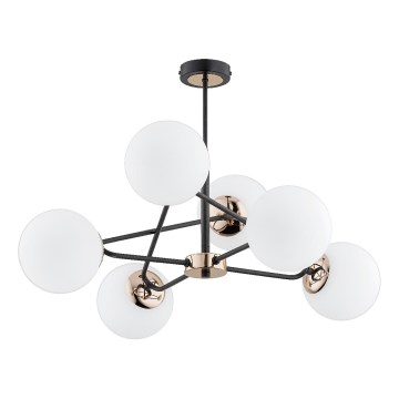 Pendelkrona SAGITO 6xE14/10W/230V guld