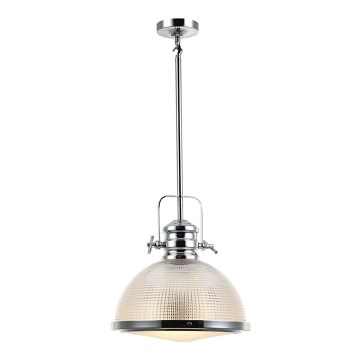 Pendelkrona THOR 1xE27/11W/230V skinande krom