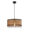 Pendellampa ARDI 1xE27/40W/230V brun/svart