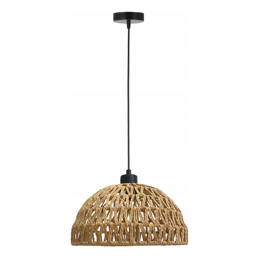 Pendellampa BALLI 1xE27/40W/230V beige