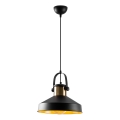 Pendellampa DODO 1xE27/40W/230V svart/bronze
