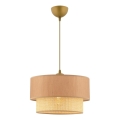 Pendellampa ECHO 1xE27/60W/230V beige
