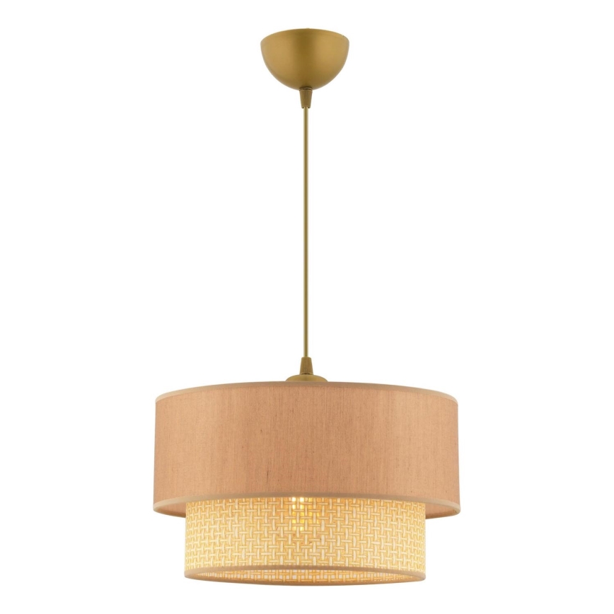 Pendellampa ECHO 1xE27/60W/230V beige