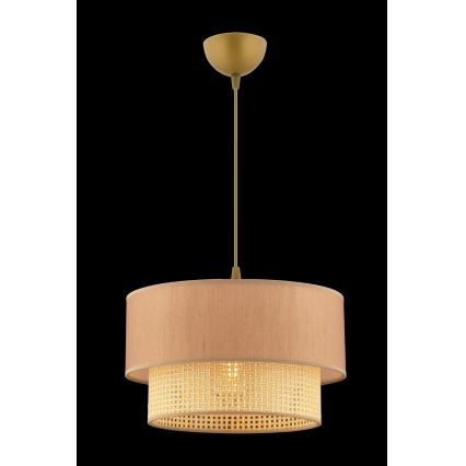Pendellampa ECHO 1xE27/60W/230V beige