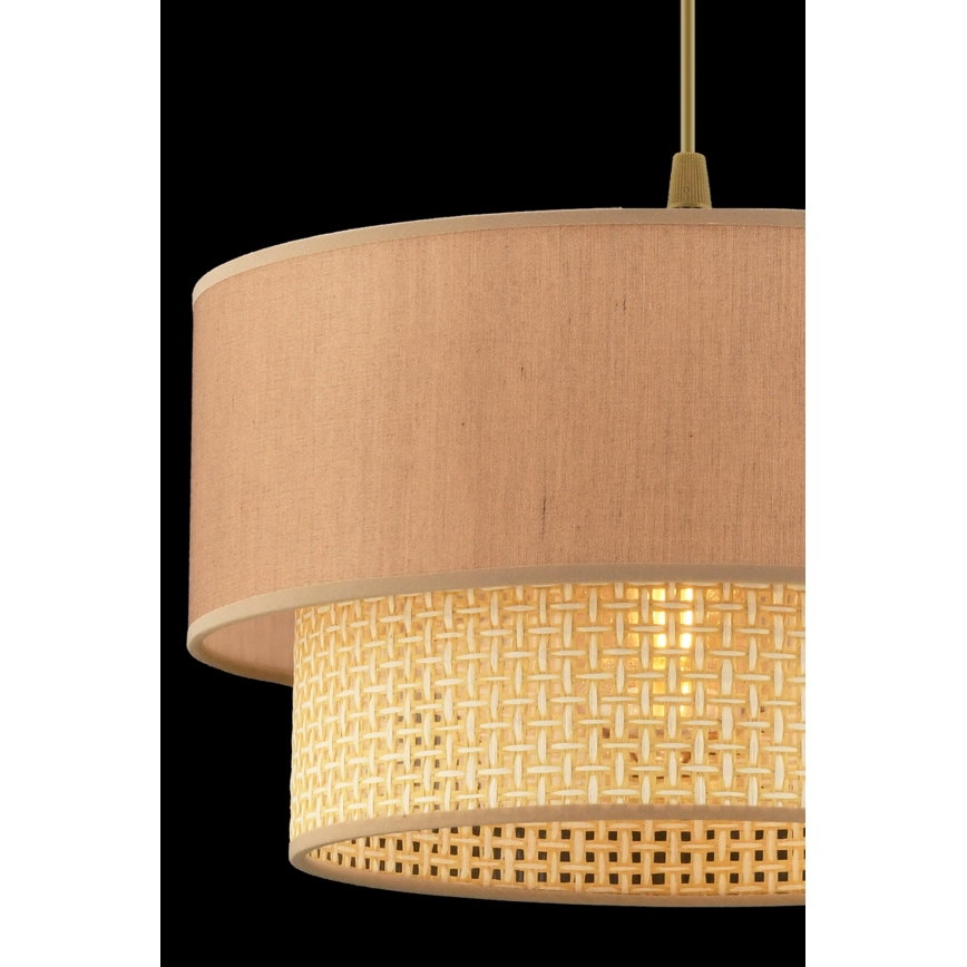 Pendellampa ECHO 1xE27/60W/230V beige