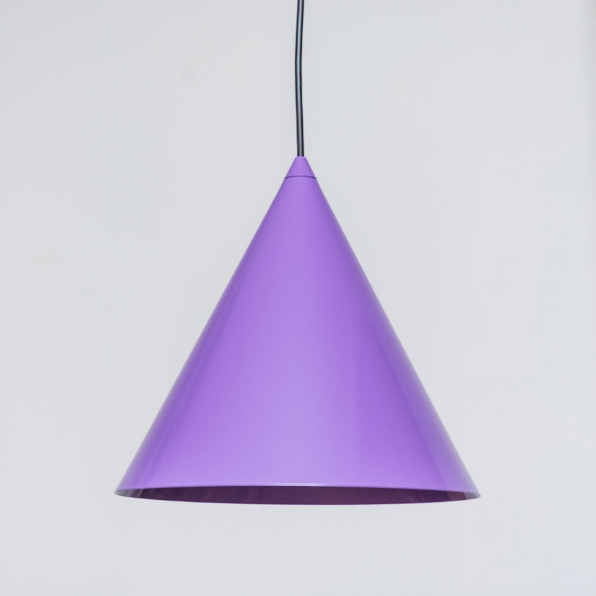Pendellampa ETNA II på sladd 1xE27/15W/230V, Ø 25 cm, lila
