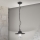 Pendellampa för utomhusbruk EDWARD 1xE27/60W/230V IP44 svart