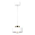 Pendellampa IGNIA 1xE27/60W/230V vit