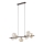 Pendellampa med kabel LAVA 7xG9/8W/230V brons/rökbeige