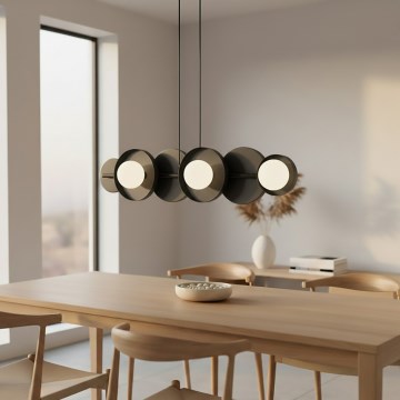 Pendellampa med kabel MODEL 6xG9/8W/230V svart