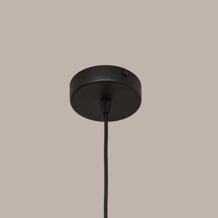 Pendellampa med kabel SOLANO 1xE27/15W/230V svart/guld