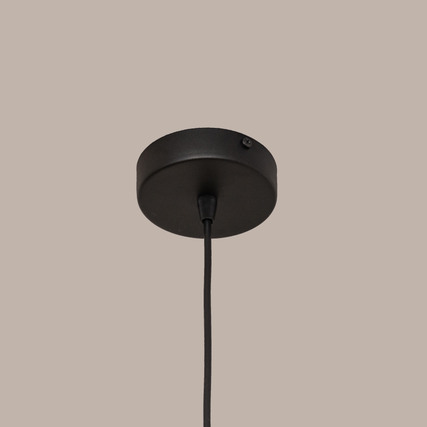 Pendellampa med kabel SOLANO 1xE27/15W/230V svart/guld