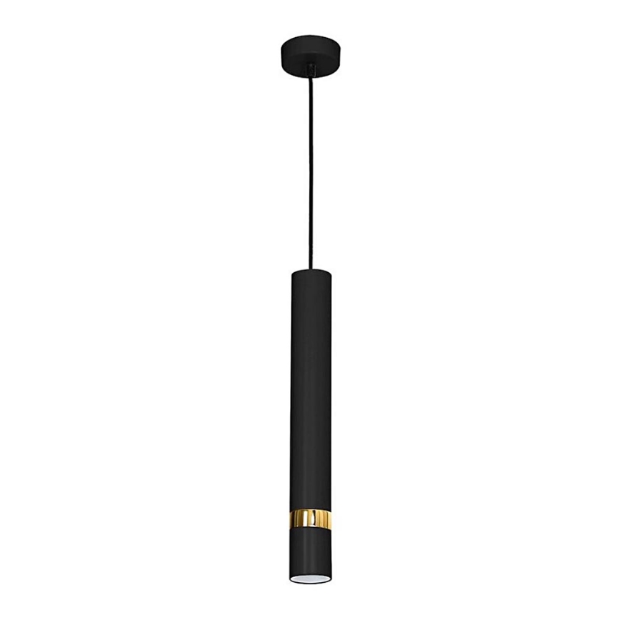 Pendellampa med sladd JOKER 1xGU10/25W/230V svart/guld