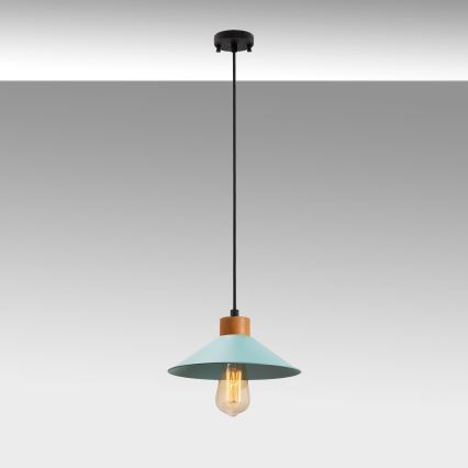 Pendellampa med sladd MANAVGAT 1xE27/40W/230V blå/brun