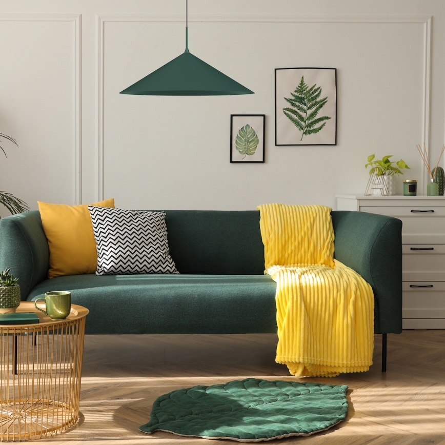 Pendellampa med vajer CAPITAL 1xGX53/15W/230V Ø 60 cm grön