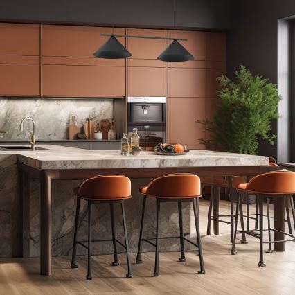 Pendellampa med vajer CAPITAL 2xGX53/15W/230V svart