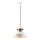 Pendellampa med vajer DODO 1xE27/40W/230V vit/brons