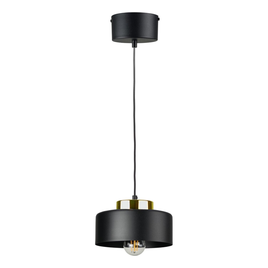 Pendellampa på kabel IGNIA 1xE27/60W/230V svart