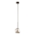 Pendellampa på kabel LAVA 1xG9/8W/230V brons/rökig beige