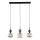 Pendellampa på kabel SOPHIA 3xE14/10W/230V svart/grön/rökbeige