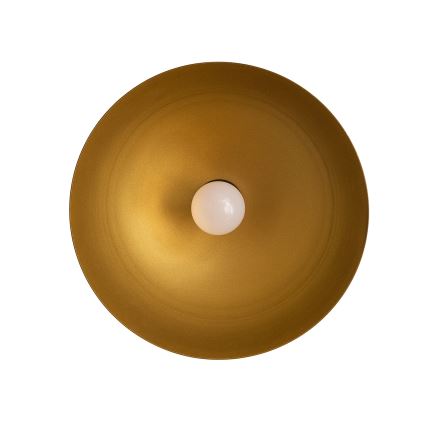 Pendellampa på kabel VESPER 1x E27, 15 W, 230 V, Ø 30 cm, svart/guld
