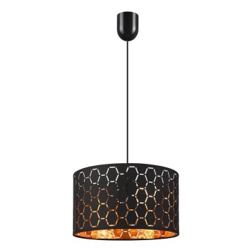 Pendellampa på sladd ULLE 1xE27/15W/230V svart