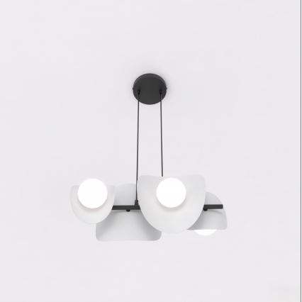 Pendellampa på vajer ELEMENTI 4xG9/8W/230V grå