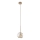 Pendellampa på vajer LAVA 1xG9/8W/230V beige/rökfärgad beige