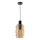 Pendellampa RADON 1xE27/40W/230V rök-beige
