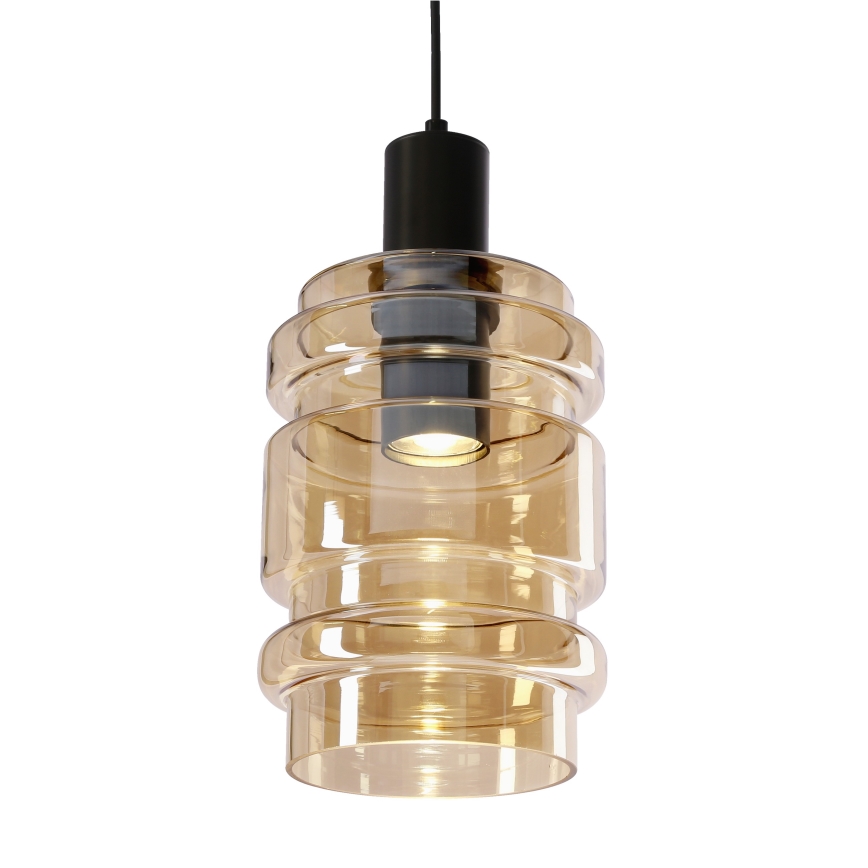 Pendellampa RADON 1xE27/40W/230V rök-beige