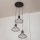 Pendellampa SOLANO 3xE27/15W/230V svart/guld