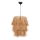 Pendellampa TASSEL med kabel 1xE27/40W/230V i raffia