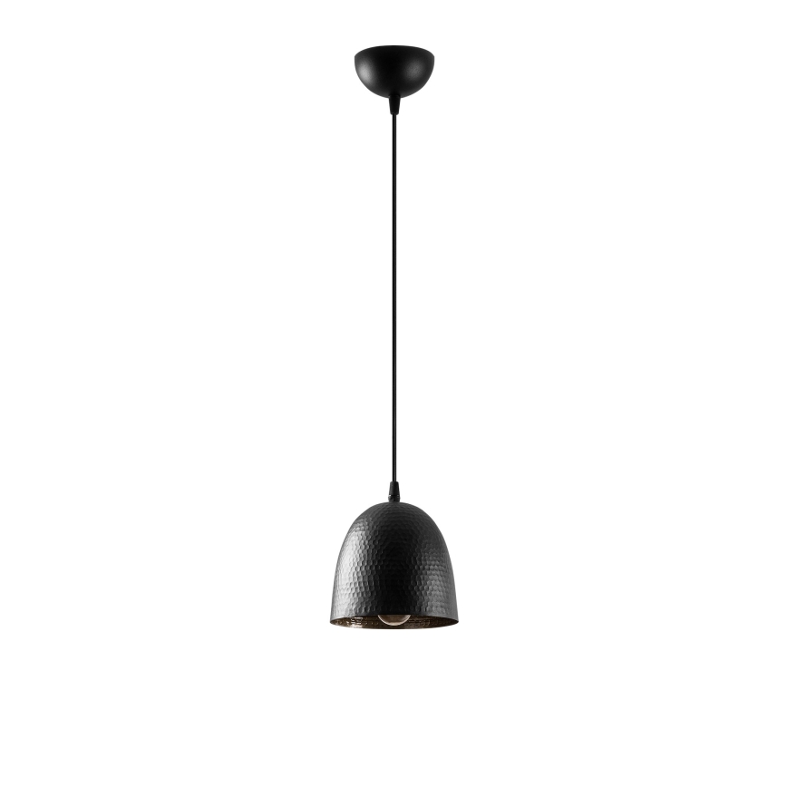 Pendellampa TATTOO med sladd, 1xE27/40W/230V, Ø 16 cm, svart