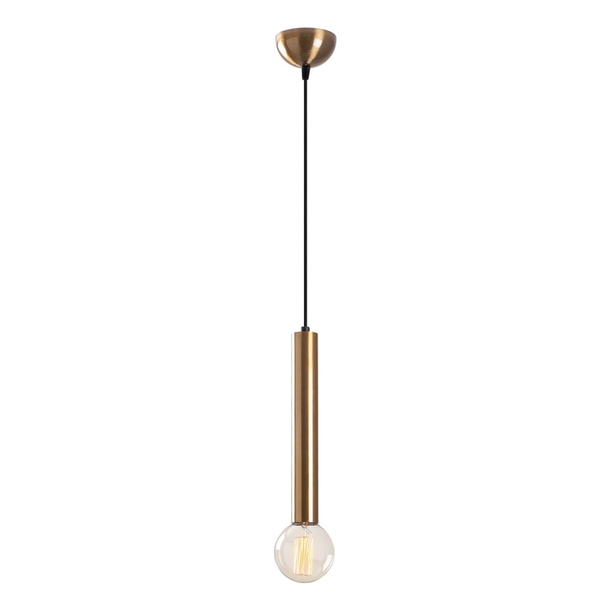 Pendellampa TEMPO på kabel, 1xE27/40W/230V, guld