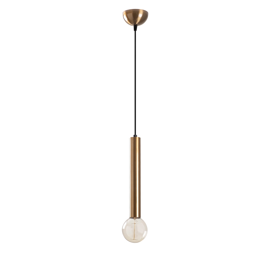 Pendellampa TEMPO på kabel, 1xE27/40W/230V, guld