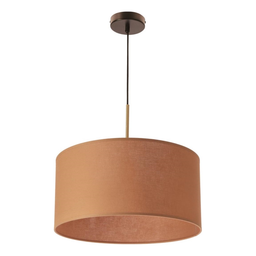 Pendellampa VANTI 1xE27/40W/230V tegelröd