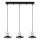 Pendellampa YILDO 3xE27/40W/230V vit/svart