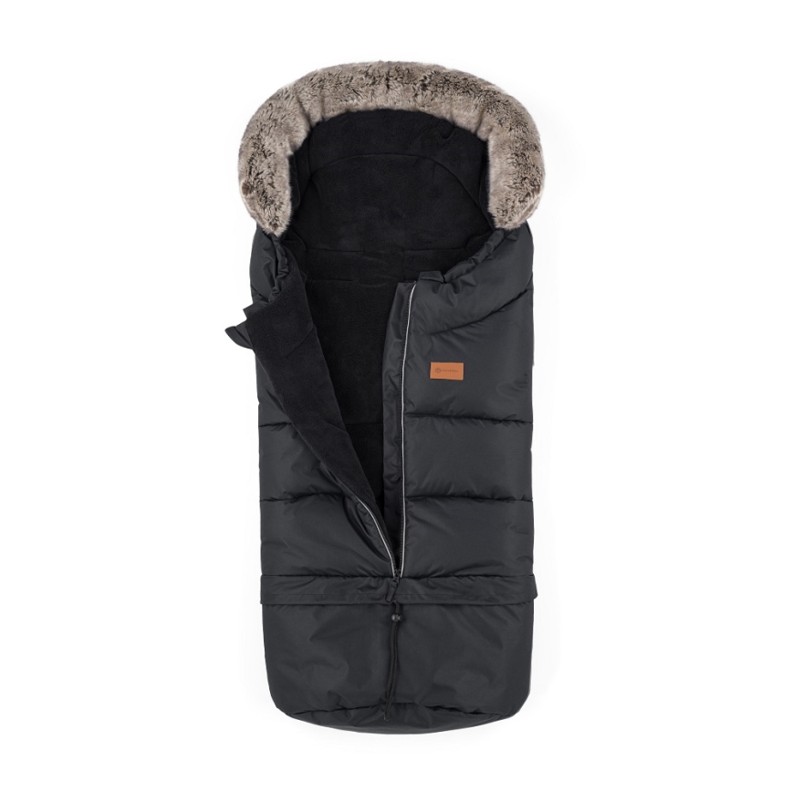 PETITE&MARS - Baby åkpåse 4i1 ARCTIC Forever Black