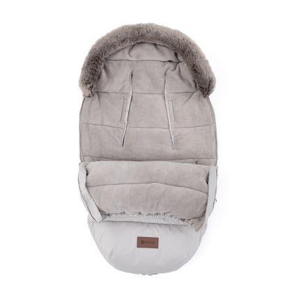 PETITE&MARS - Baby åkpåse 4i1 COMFY Champagne Shower silver