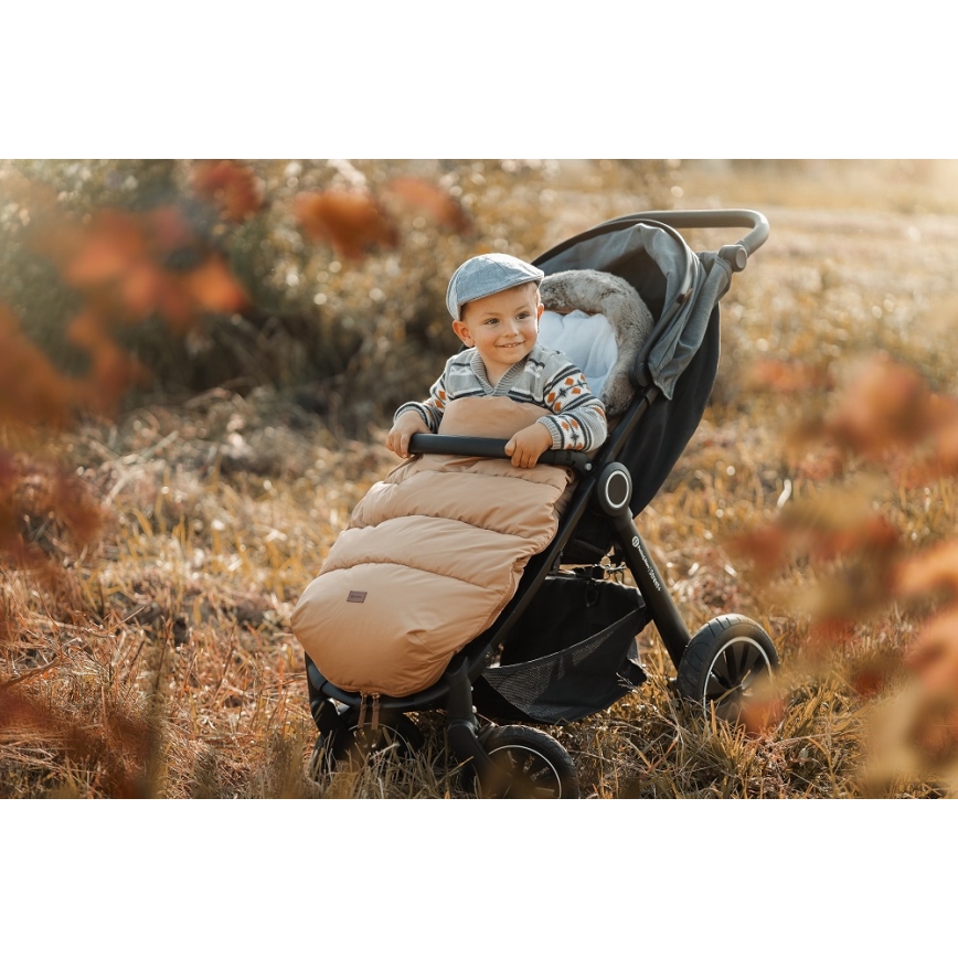 PETITE&MARS - Baby åkpåse 4i1 COMFY Elegant Caramel/Beige brun
